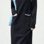 Black Long Sleeve Polo Dress Photo 0