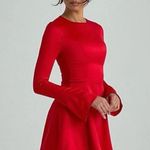 House Of CB HOUSE OF‎ CB 'Sacha' Red Satin Mini Dress NWOT XS Photo 9
