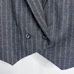 Hunters Run VTG Gray Tuxedo Style Wool Blend Waist Buttons Vest Size 9/10 Photo 4