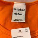 Urban Outfitters iets frans orange sleeveless mini dress bodycon cutouts size M Size M Photo 4