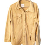 Avec Les Filles  Size Small Loose Fit Shirt Jacket Shacket-Mustard‎ Yellow Photo 0