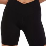 Aerie Black Real Me Extra Crossover 7” Bike Shorts size Medium Photo 0