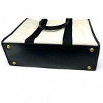 Balenciaga Hardware Tote Large canvas and black leather Shopper Bag Purse Photo 11