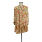 Poupette St Barth Tesorino Mini Dress Floral Print Yellow Marigold One Size Size undefined Photo 6