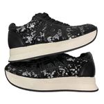 Sequins Sparkly Black & White Fashion Sneakers Primadonna Women’s 7.5 Leather Photo 7