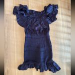DO+BE  Navy Ruffle Mini Dress Photo 4