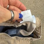 Vintage 80s OshKosh Two Tone Block V Yoke Midi A Line Jean Skirt Western 12 Blue Photo 7