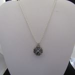 Handmade Black Czs Clover Chain Necklace Photo 0