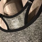 Bebe  Padded Gray Black Comfortable Sports Bra Photo 4