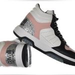 CAVALLI CLASS PANTOFI SPORT WHITE PINK Black and Silver Women’s Size 7 Photo 2