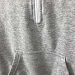 Adidas  Gray Cropped Quarter Zip Pullover Classic Photo 4