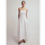 NEW Favorite Daughter The Favorite Linen Dress White Size 10 Photo 3