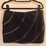 Diane Von Furstenberg  Black with Leather Mini Photo 0