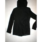 Croft & Barrow New NWT $180 Womens Long Wool Coat S Black Hood Small Peacoat Photo 5
