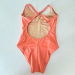 Ralph Lauren  Women’s One Piece Swimsuit Orange Backless Size 10 Photo 2