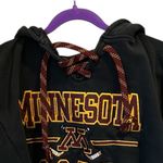 Vintage 90s Minnesota Gophers Hockey Hoodie Black‎ Unisex M Pullover Black Size M Photo 6