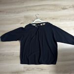 Chico's Women's Black Tie Back Lightweight Knit Sweater Size 2 Photo 4