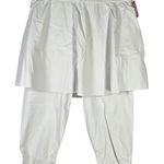 Spanx  Booty Boost Skirt Around Knee Pants White Cloud L NWT Photo 0