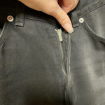 St. John  Signature Jeans Black Denim Straight High Rise Size 4‎ Photo 5