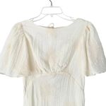 Nap Loungewear Cream Cotton Embroidered Midi Dress NWTs size small Photo 1