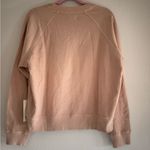 Mate the Label  Organic Lightweight Terry Raglan Sweatshirt in Rose, size medium Photo 2