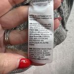 Chico's Chico’s 4 US XXL Metallic Plaid Zip Back Mock Neck Sweater Gray Classic Knit Photo 6