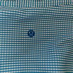Lululemon blue gingham pleated full zip jacket women's size‎ 6 Photo 5