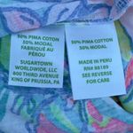 Lilly Pulitzer Lacy Tank Top Surf Gypsea Women XS Keyhole Back Tropical Floral Photo 5