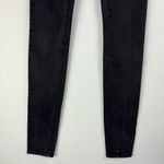 American Eagle  Black Washed Jeggings Sz 4 X-LONG Stretch Denim Photo 12