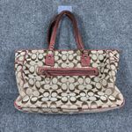 Coach Y2K  SIGNATURE SPECIAL EDITION 04 BURGUNDY SUEDE LEATHER 7066 SATCHEL PURSE Photo 4