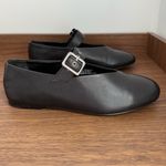 COS  Buckle Black Ballet Maryjane Flats size 37 Photo 6