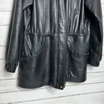 Worthington  Genuine Lambskin Leather Jacket Black Size Medium Photo 10