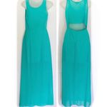 Gianni Bini Elegant  Tiffany blue or sea green Teal Maxi Dress in XS size Photo 3