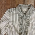 Valerie Stevens Valerie Separates Petite Large Retro Ruffle Office Professional Blouse Collared Photo 6