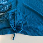 Bobbie Brooks Medallion Print Ruched Long Sleeve TShirt Blue Size 1X Photo 9