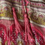 Raga Red Brown Paisley Floral Tunic Mini Dress Photo 44