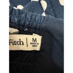 Abercrombie & Fitch Blue White Polka Dots Sleeveless Ruffle Mini Tank Dress Sz M Photo 3