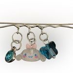 Silver Hairpin with Hello Kitty Cinnamonroll Charms Photo 0