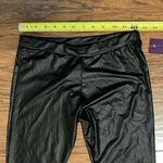 Chiara liquid leather Italian leggings Black Photo 7