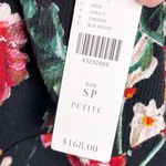 Anthropologie NEW  Foxiedox Autumnal Slip Dress  Size Small Petite Black Floral Photo 8