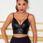 SheIn  leather crop top Photo 0