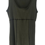 Reformation Jeans Ribbed Body-con Green Tencel Lyocell Mini Dress Size Large Photo 0