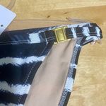 L'Agent by Agent Provocateur Tayler Bikini Bottom in Zebra Print Black Size XS Photo 3