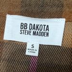 BB Dakota Plaid Jacket Boxy Shacket by Steve Madden Brown Pockets Women’s Size S Photo 12
