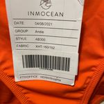 Inmocean nwt high waist Bikini‎ Bottoms Size large bright orange Photo 1