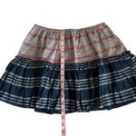 Urban Renewal Urban Outfitters Remade Striped Ruffle Mini Skirt Sz Medium/Large Photo 2