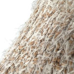 HYFVE Striped Long Textured Cardigan Sweater Beige Black Size Medium Photo 8