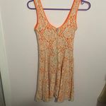 Bar III  orange and cream lace dress xs Photo 2