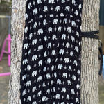 Forever 21 Black and White Elephant Print Maxi Dress Photo 0