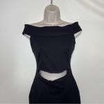 Bec & Bridge  Black Cutout Georgia Mini Cocktail Dress sz 4 Photo 3
